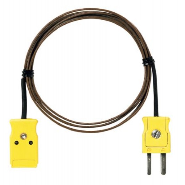 80PKEXT Thermoelement Ausgleichsltg.  mit Ministeckern, Typ K