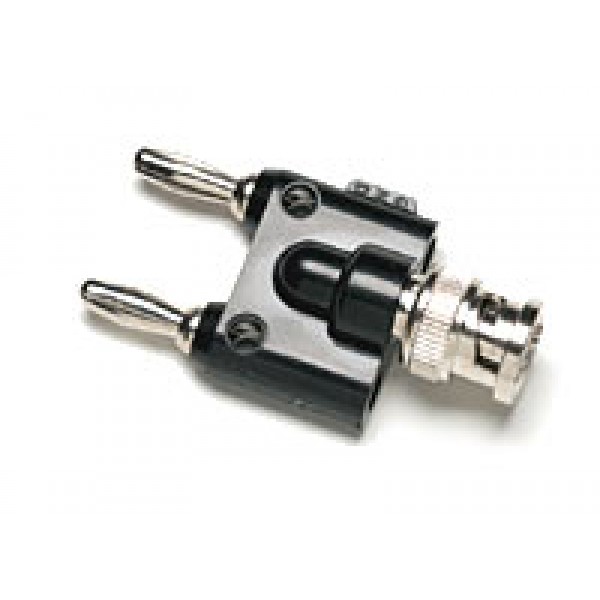 BP880 Stapelbare Doppelbananenstecker auf BNC-Buchse