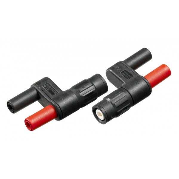 PM9082 Adapter Doppelbananenbuchse auf BNC-Stecker (2 Stück)