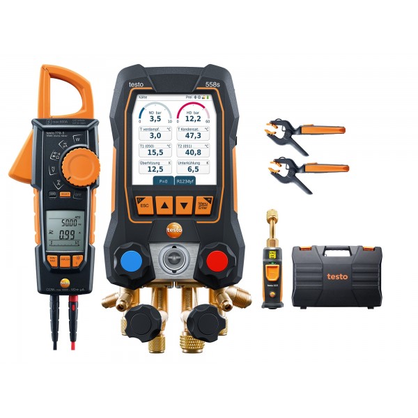 TESTO 558s Smart Vakuum Set mit Stromzange